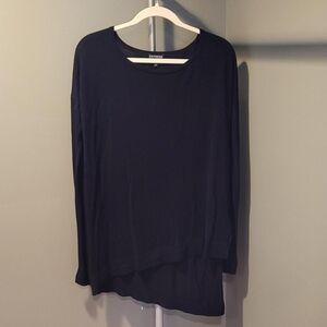 Express Black Asymmetrical Sweater